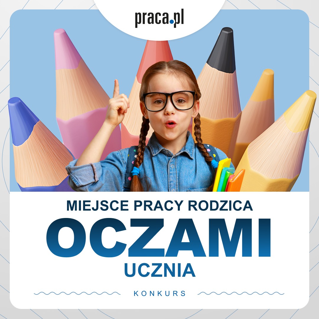 plakat konkursu -miejsce pracy rodzica oczami ucznia