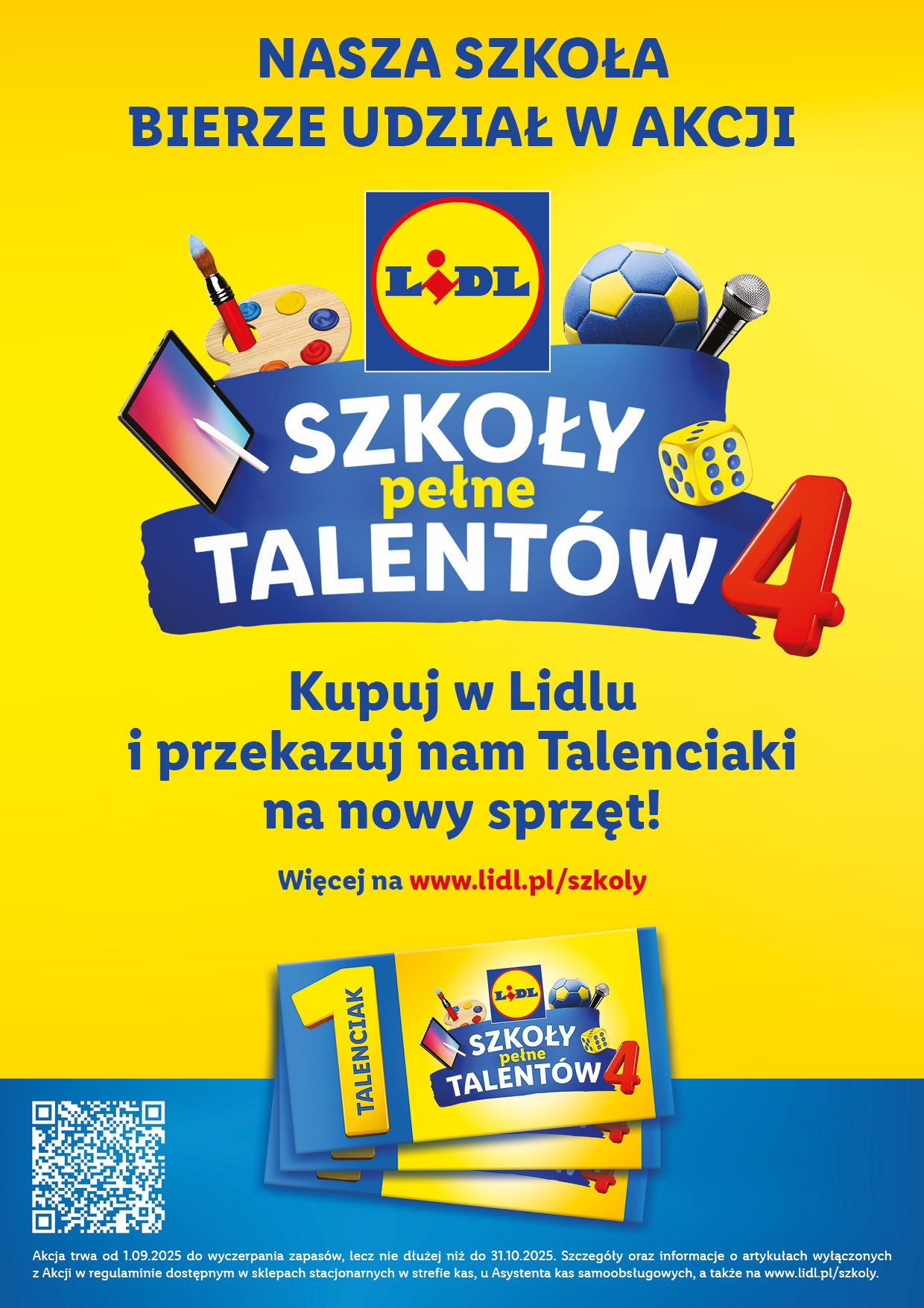 Plakat Szkoły Pełne Talentów